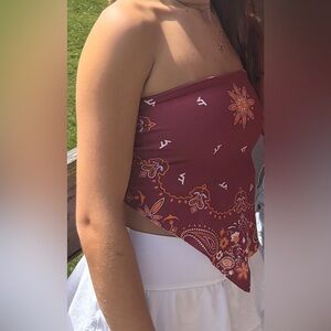 Virginia Tech Hokies Bandeau Top Womens